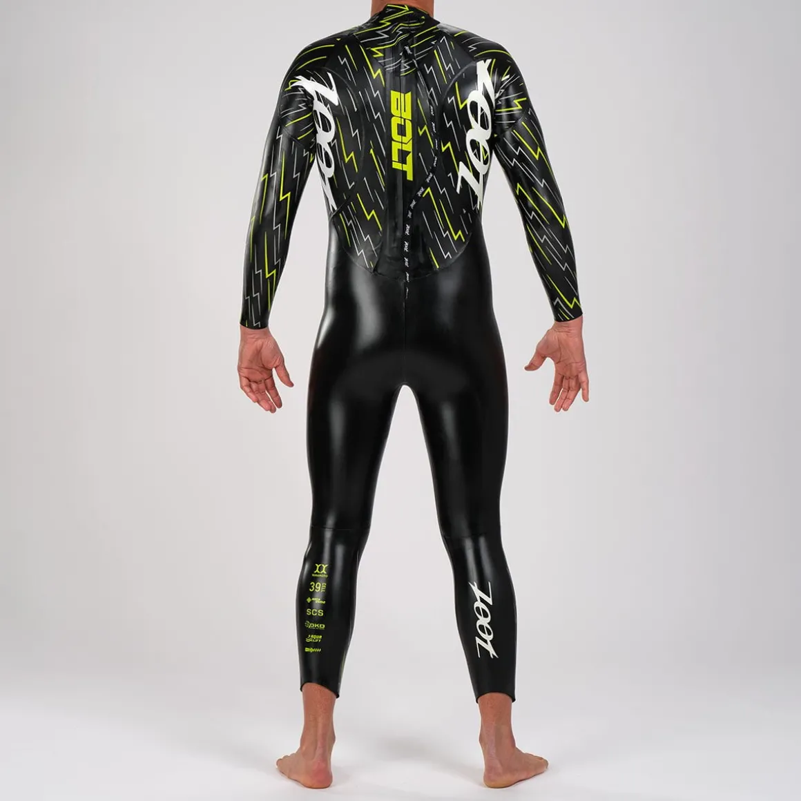 Men's Bolt 2.0 Wetsuit - Neon Green/Silver