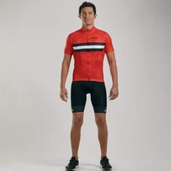 Mens Core+ Cycle Jersey - Cardinal