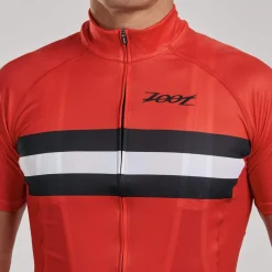 Mens Core+ Cycle Jersey - Cardinal