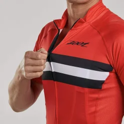 Mens Core+ Cycle Jersey - Cardinal
