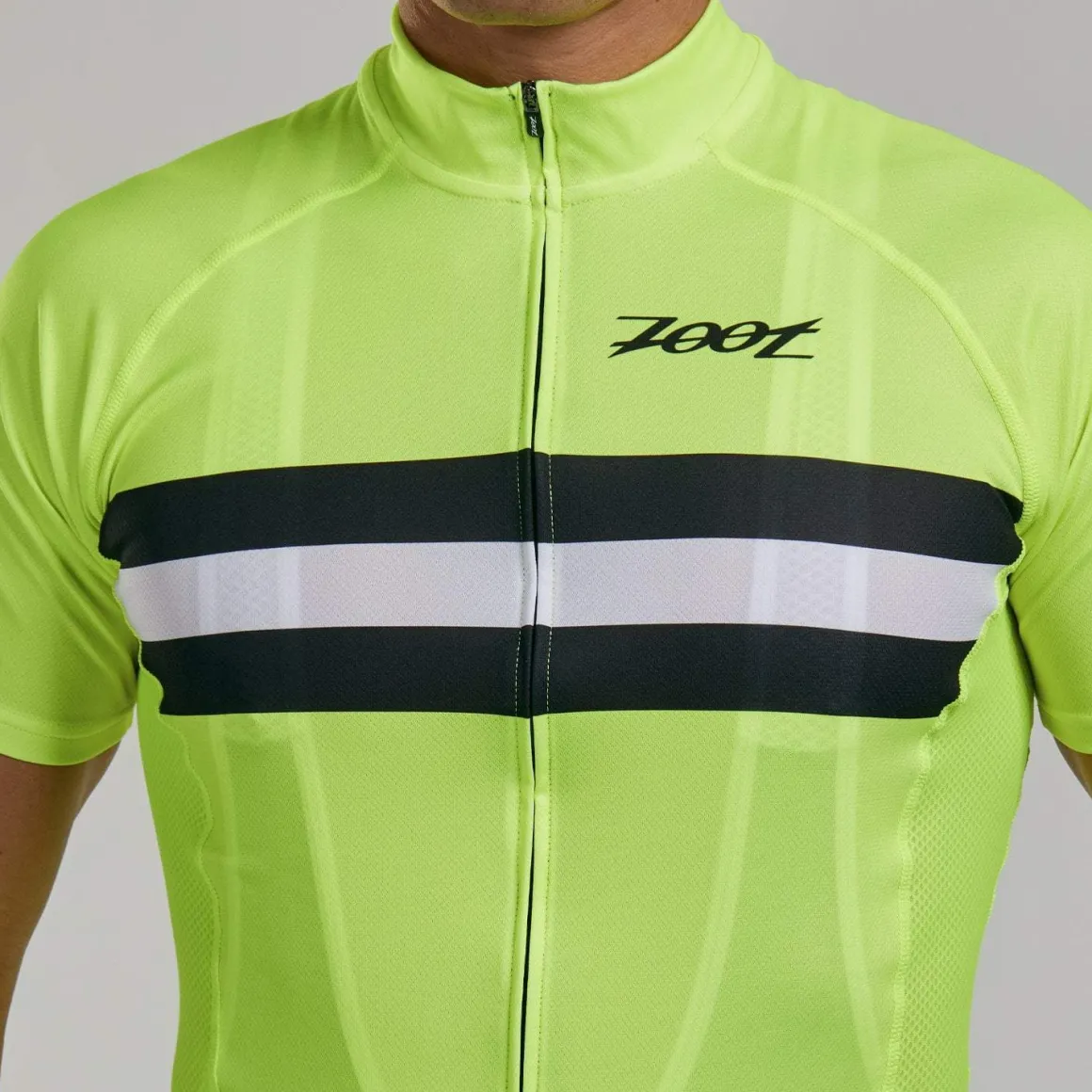 Mens Core+ Cycle Jersey - Safety Yellow