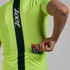 Mens Core+ Cycle Jersey - Safety Yellow