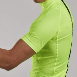 Mens Core+ Cycle Jersey - Safety Yellow