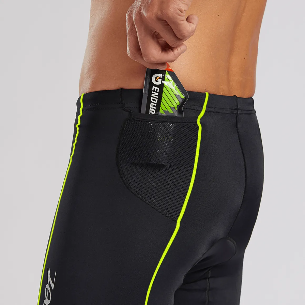 Mens Core+ Tri 7" Short - Safety Yellow