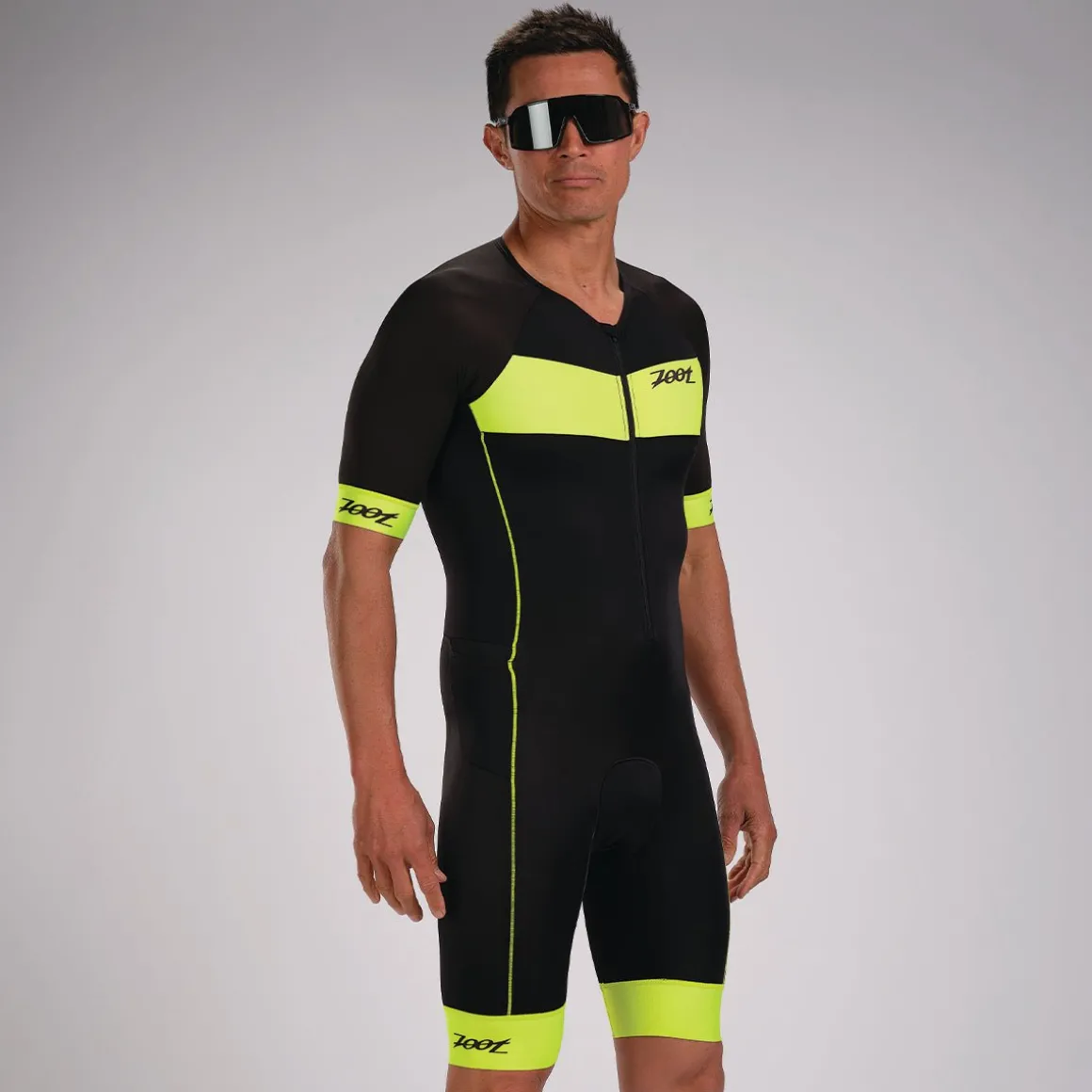 Mens Core+ Tri Aero Racesuit - - Safety Yellow
