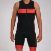 Mens Core+ Tri Racesuit - Cardinal