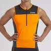 Mens Core+ Tri Tank - Orange