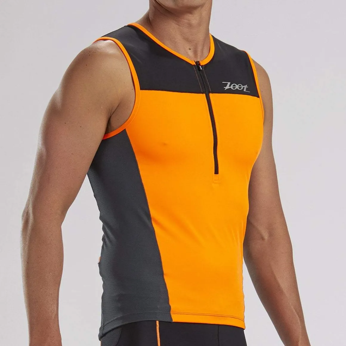Mens Core+ Tri Tank - Orange