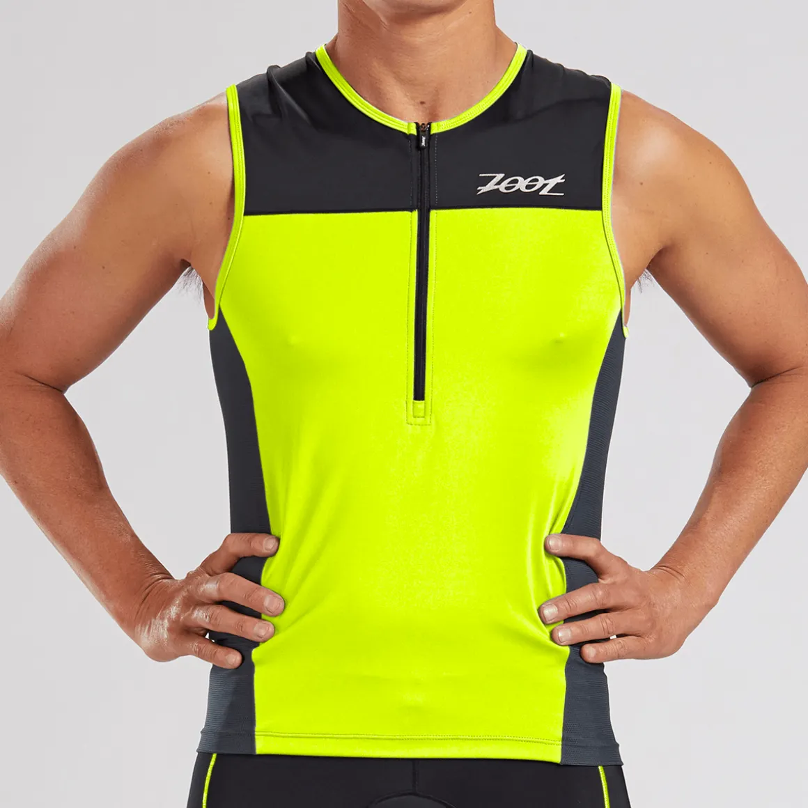 Mens Core+ Tri Tank - Safety Yellow
