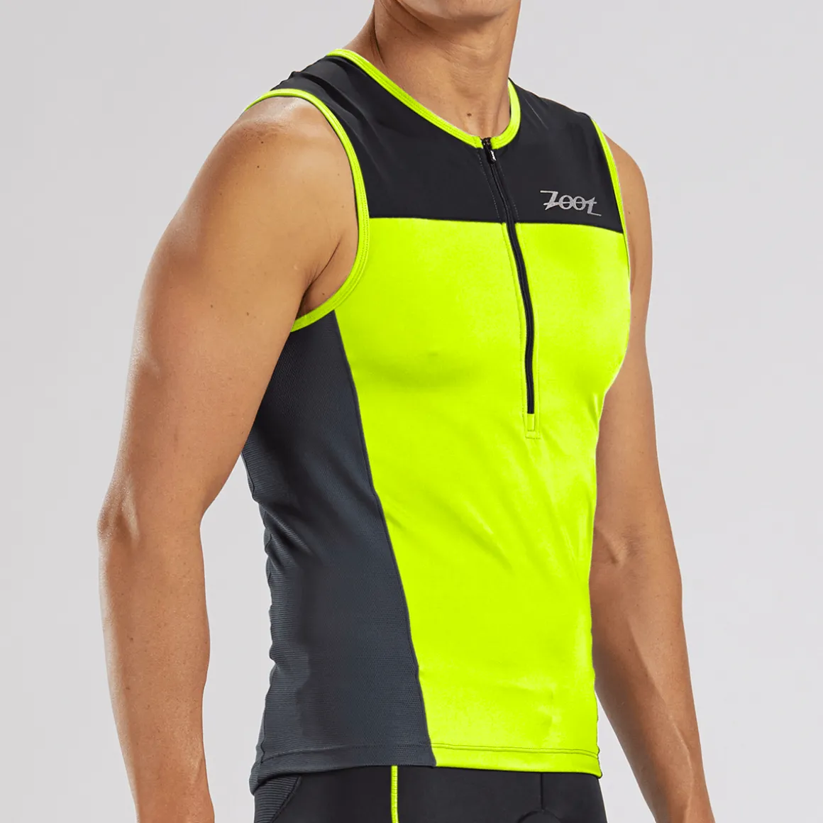 Mens Core+ Tri Tank - Safety Yellow