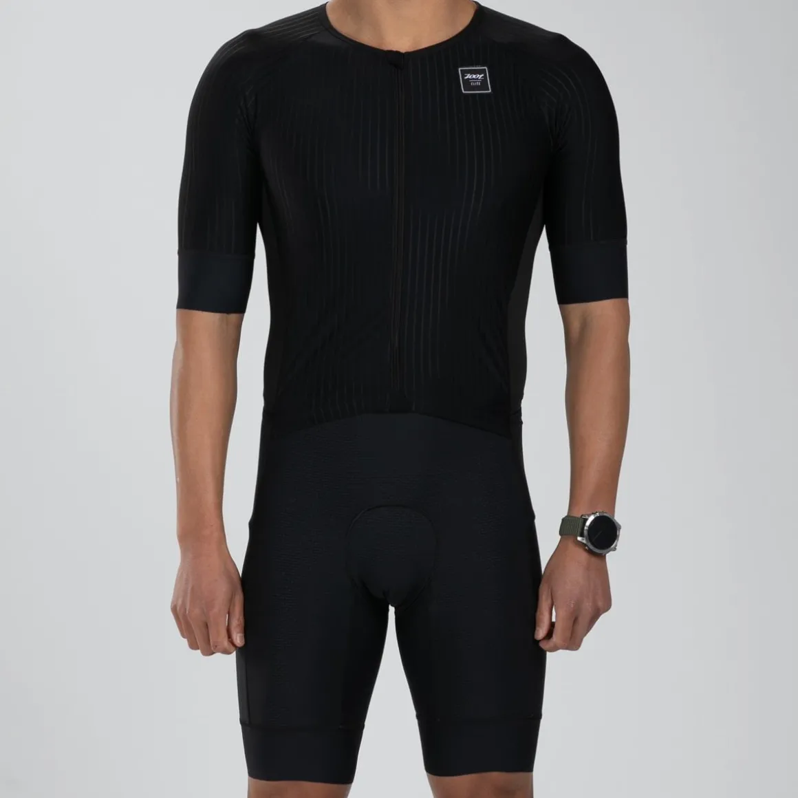 Men's Elite 2.0 Tri Aero FZ Racesuit - Black