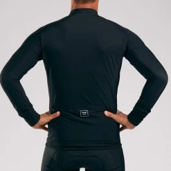 Men's Elite Cycle Thermo Jersey - Black