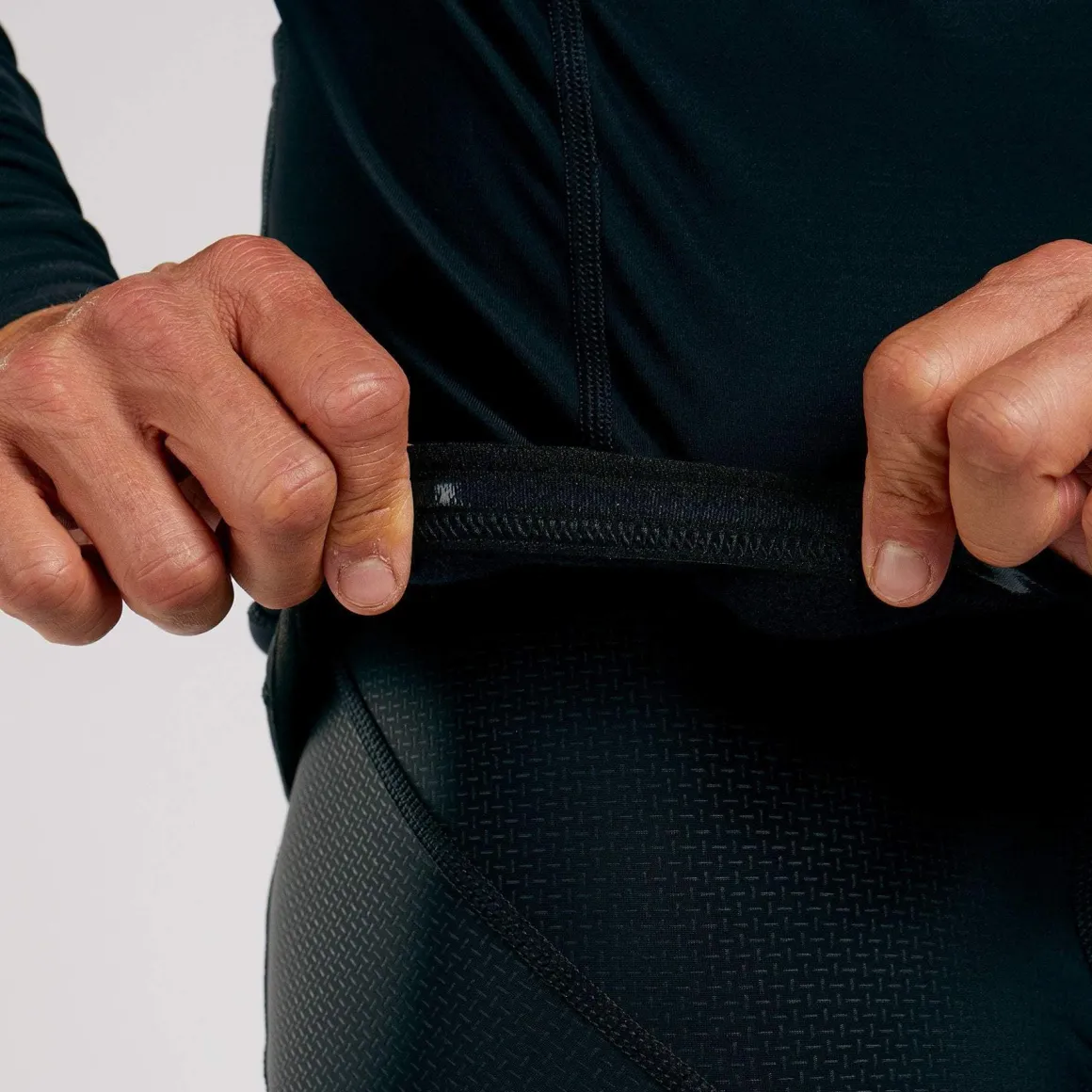 Men's Elite Cycle Thermo Jersey - Black