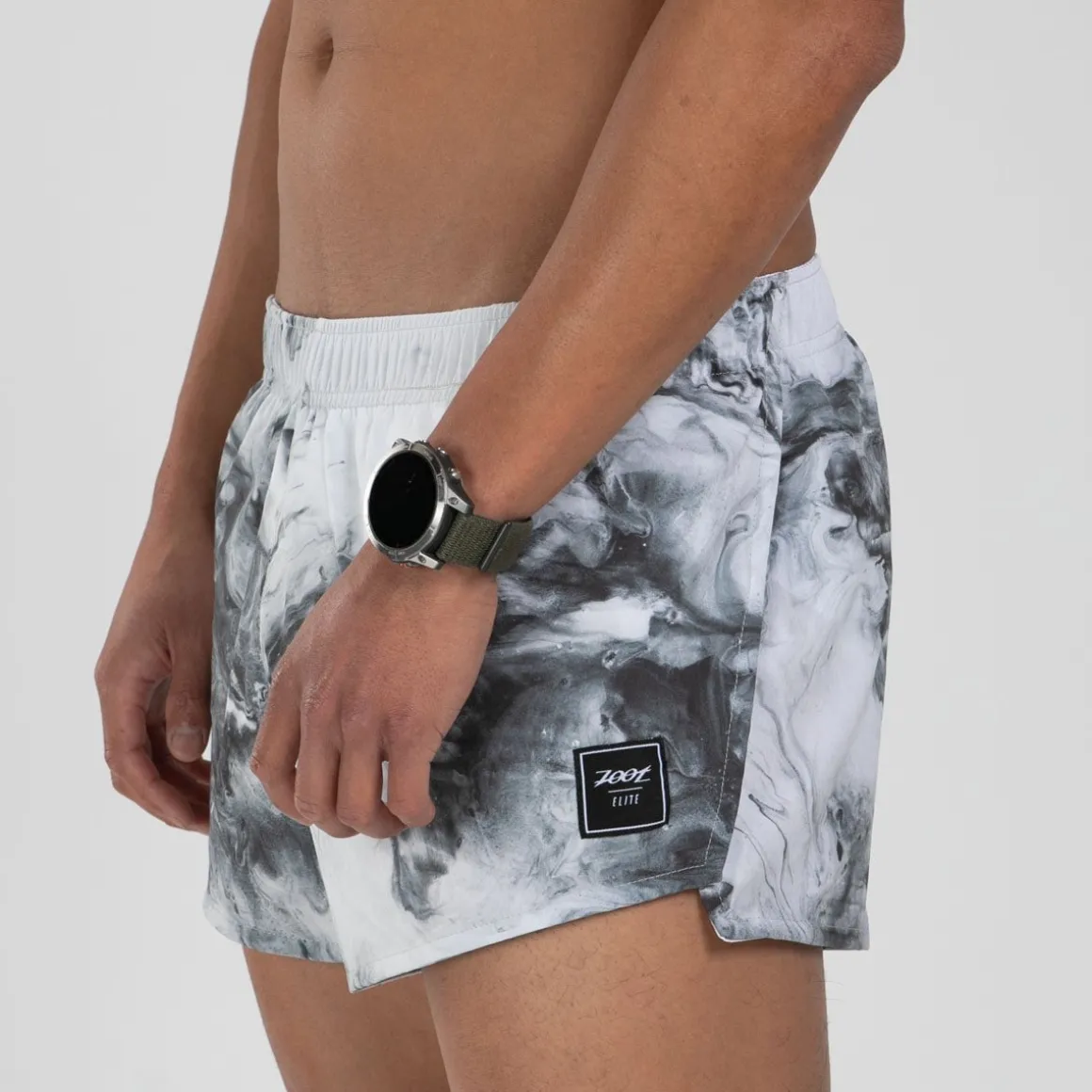 Men's Elite Run 2" Short - White Hot