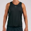 Men's Elite Run Singlet - Black