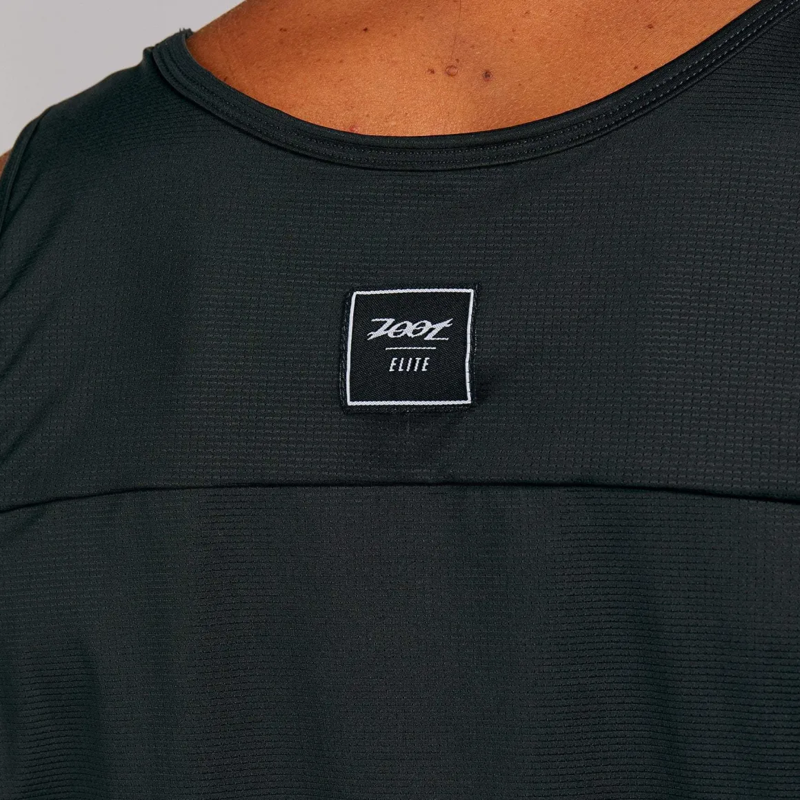Men's Elite Run Singlet - Black