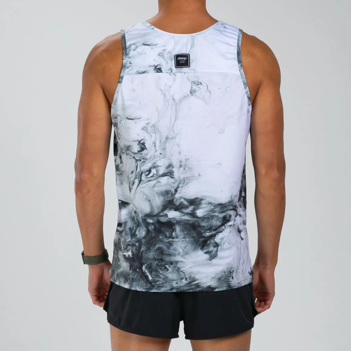 Men's Elite Run Singlet - White Hot
