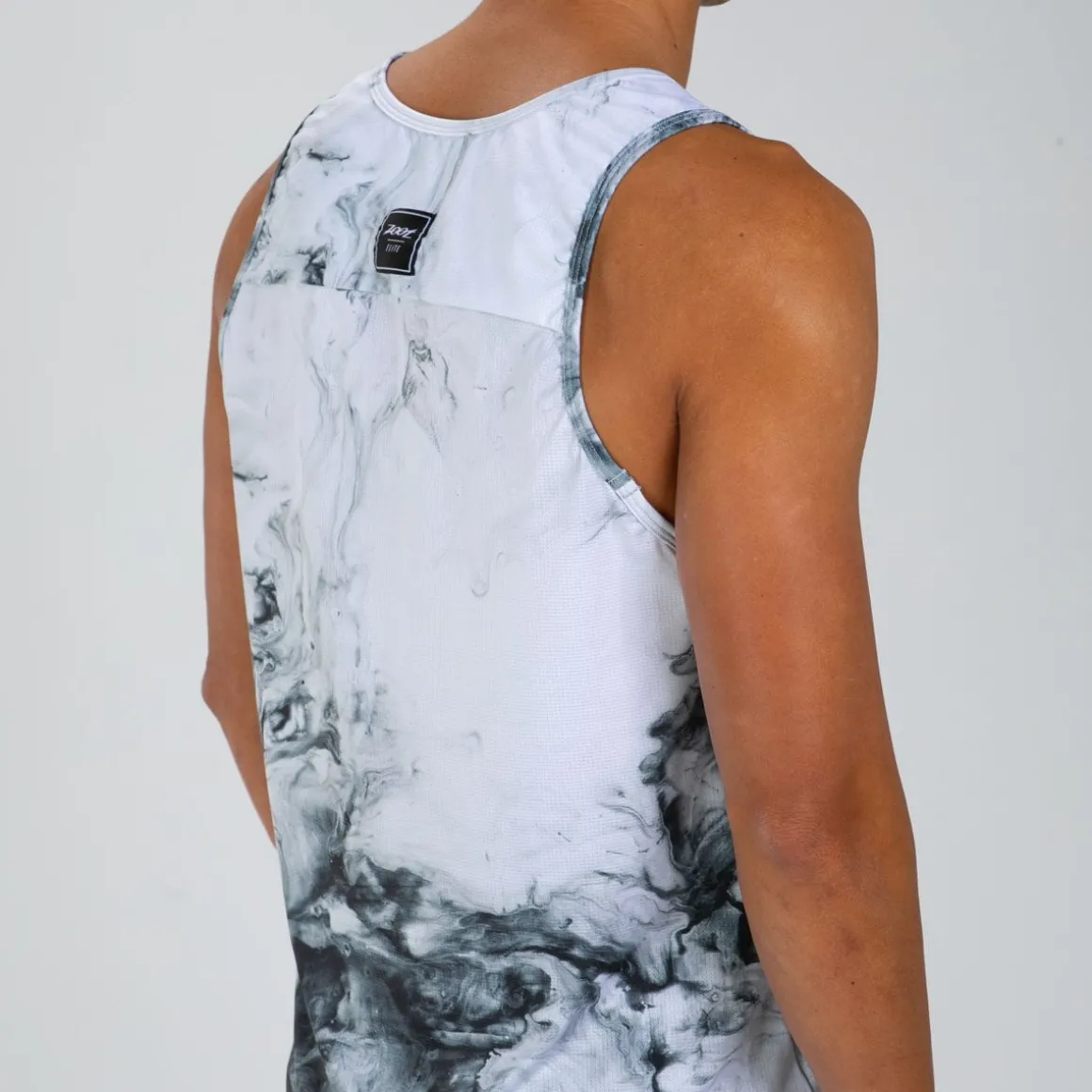 Men's Elite Run Singlet - White Hot