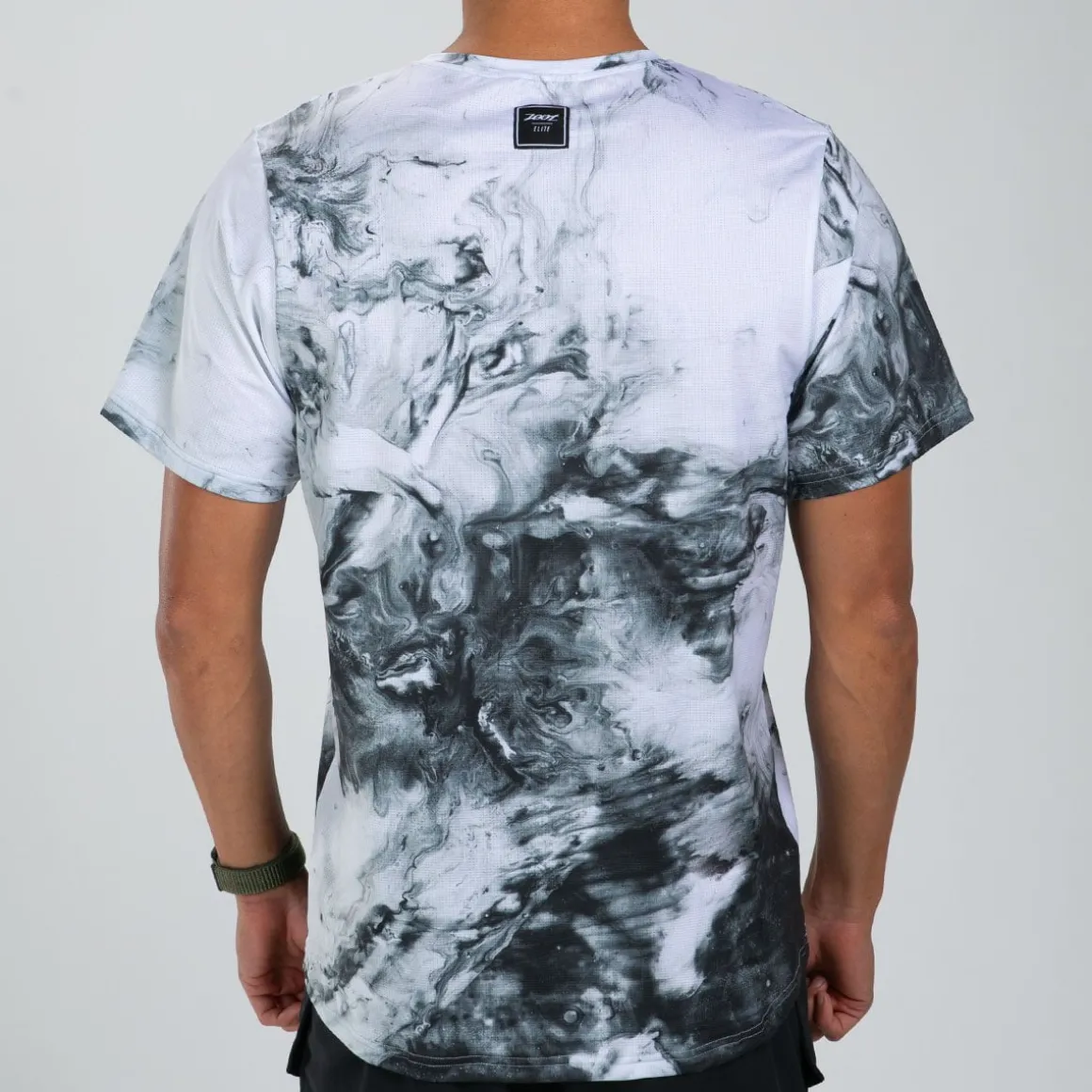 Men's Elite Run Tee - White Hot