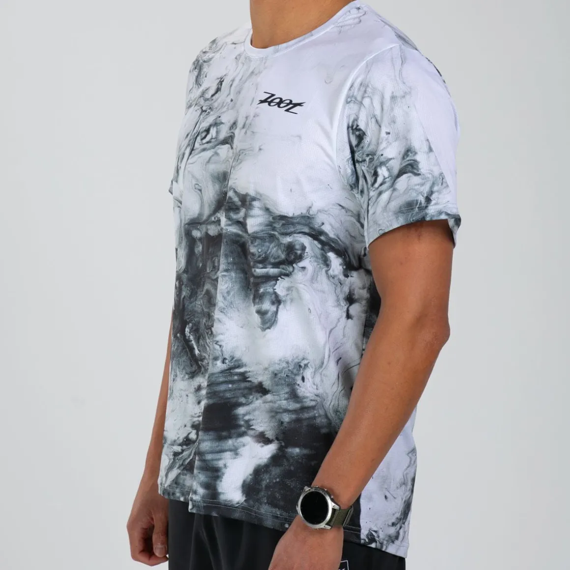 Men's Elite Run Tee - White Hot
