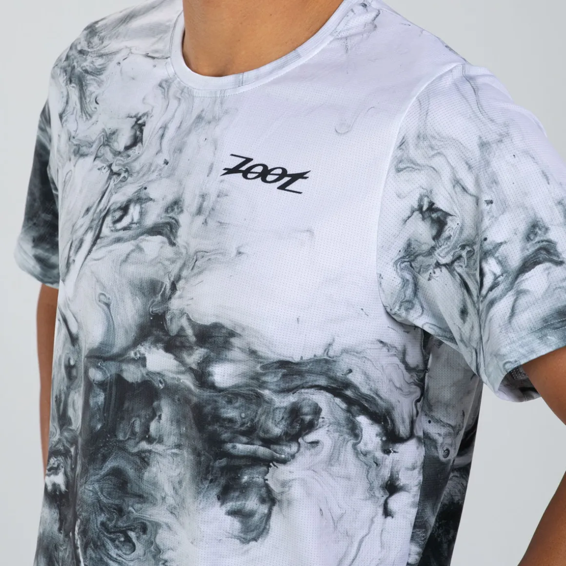 Men's Elite Run Tee - White Hot