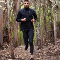 Men's Elite Run Thermo 1/2 Zip - Black