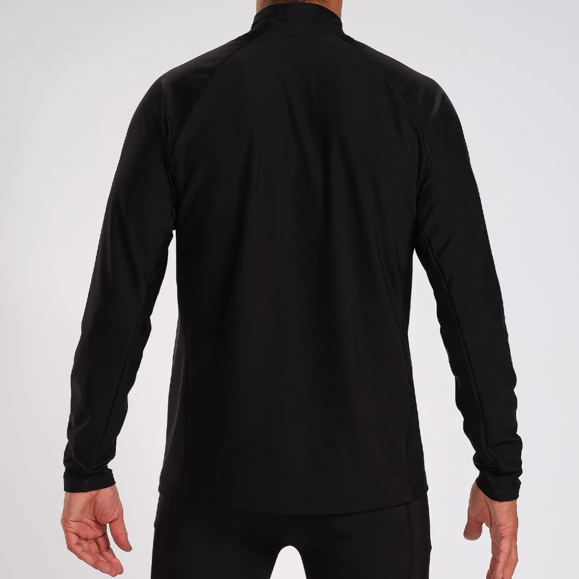 Men's Elite Run Thermo 1/2 Zip - Black