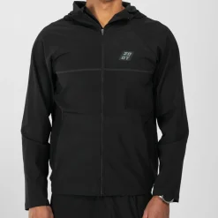 Men's Elite Run Track Jacket - Jet Black