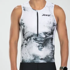 Men's Elite Tri Tank - White Hot