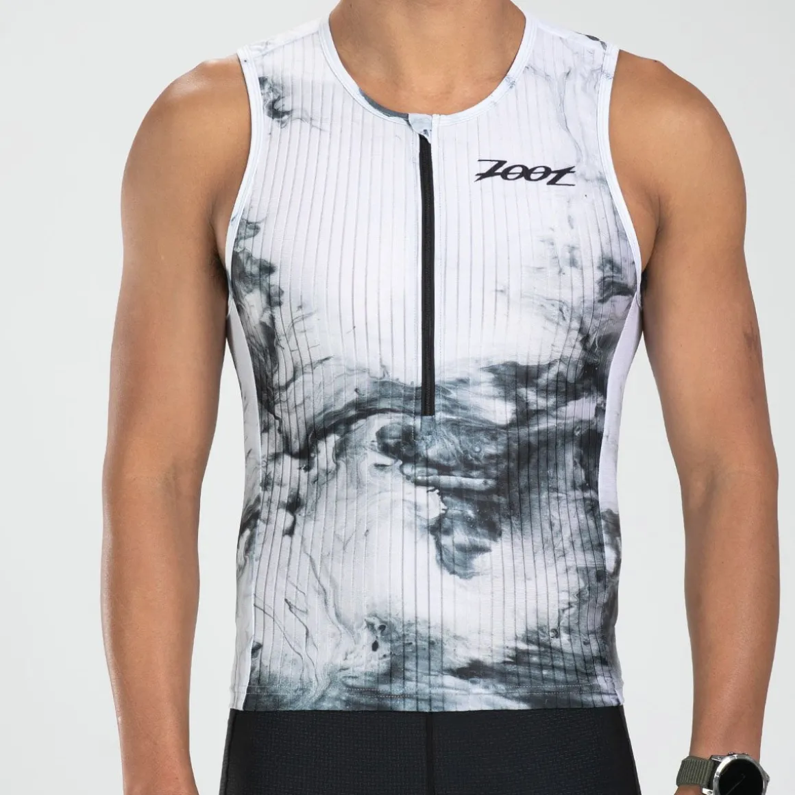 Men's Elite Tri Tank - White Hot
