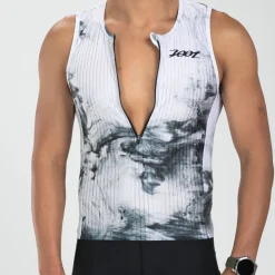 Men's Elite Tri Tank - White Hot