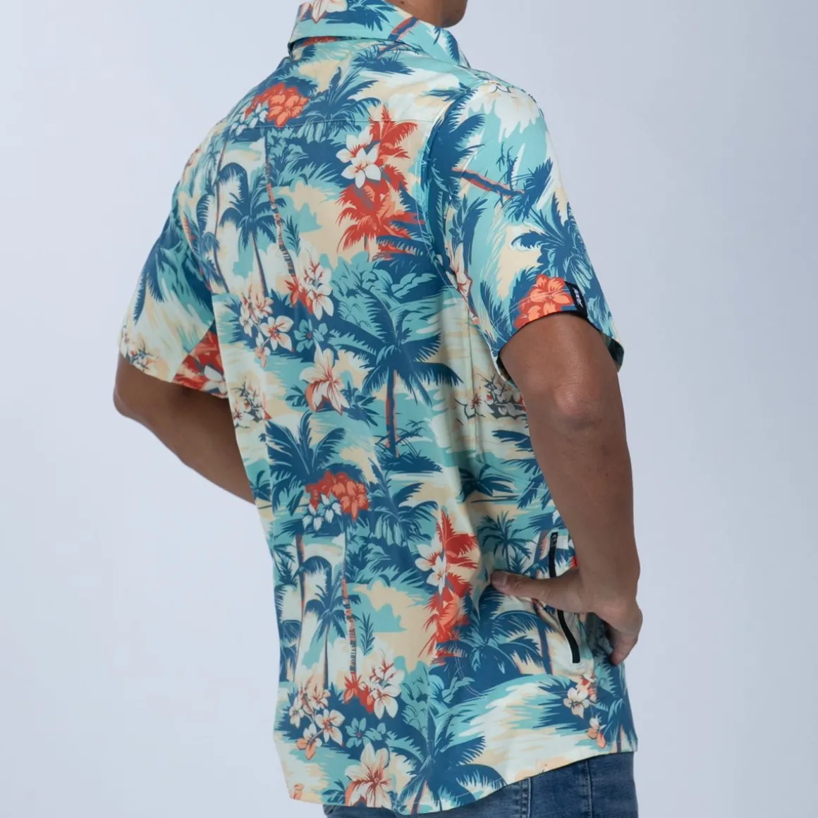Men's Ltd Button Up Party Shirt - Vintage Hula