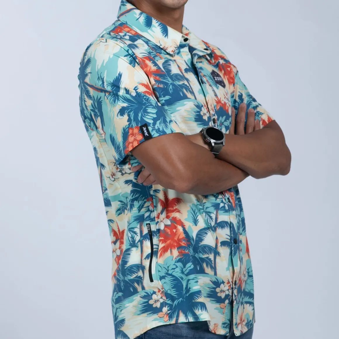 Men's Ltd Button Up Party Shirt - Vintage Hula