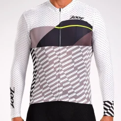 Men's Ltd Cycle Sun Stop Ls Jersey - White