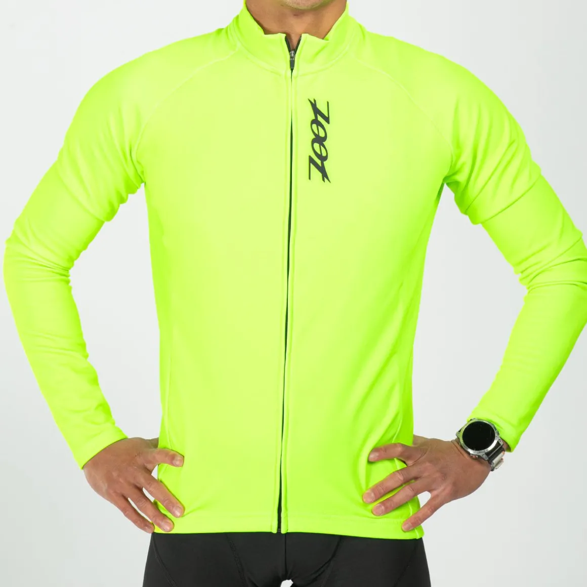 Men's Ltd Cycle Thermo Jersey - Safety Yellow