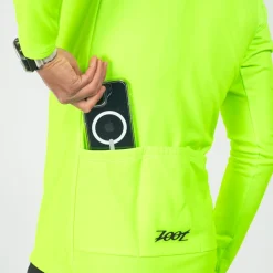 Men's Ltd Cycle Thermo Jersey - Safety Yellow
