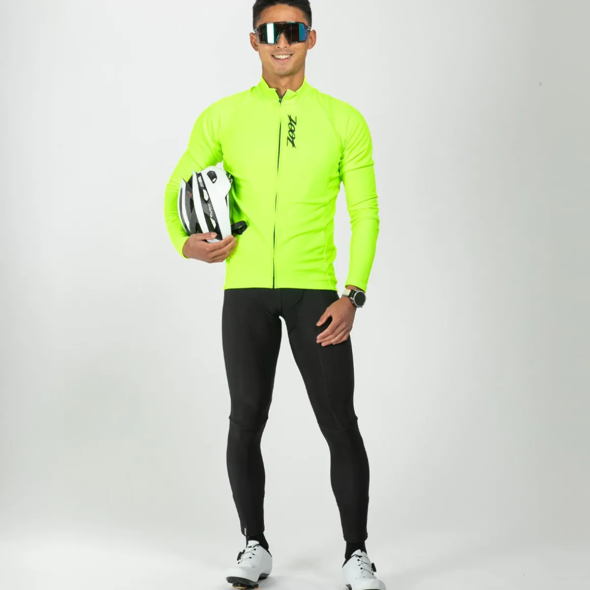 Men's Ltd Cycle Thermo Jersey - Safety Yellow