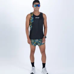 Men's Ltd Run Singlet - Kaleidoscope