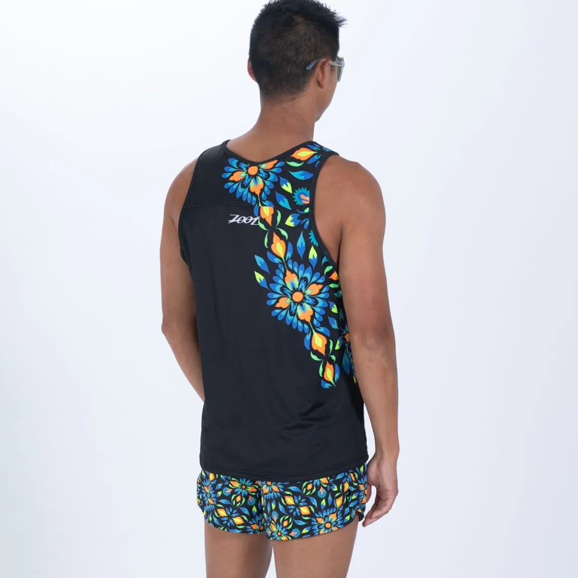 Men's Ltd Run Singlet - Kaleidoscope