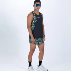 Men's Ltd Run Singlet - Kaleidoscope
