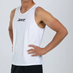 Men's Ltd Run Singlet - White
