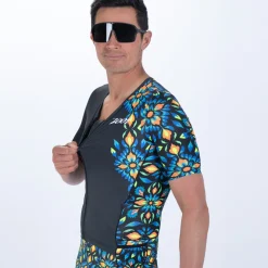 Men's Ltd Tri Aero Fz Racesuit - Kaleidoscope