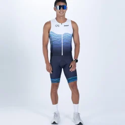 Men's Ltd Tri Aero Slvs Fz Racesuit - Crowie