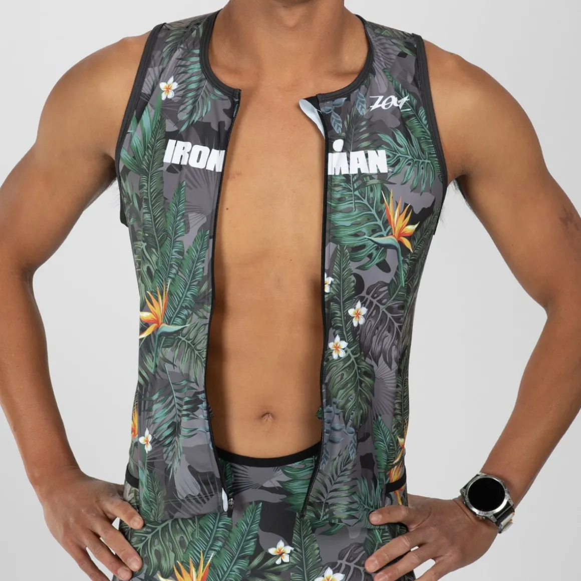 Men's Ltd Tri Aero Slvs Fz Racesuit - IM Strength