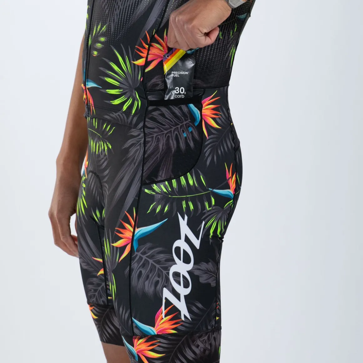 Men's Ltd Tri Aero Slvs Fz Racesuit - Tropical Magic