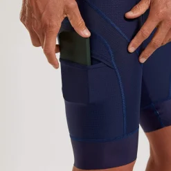 Mens Recon Cycle Bib - Denim