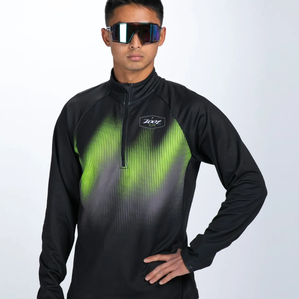 Men's Run Thermal 1/2 Zip - Tropical Magic