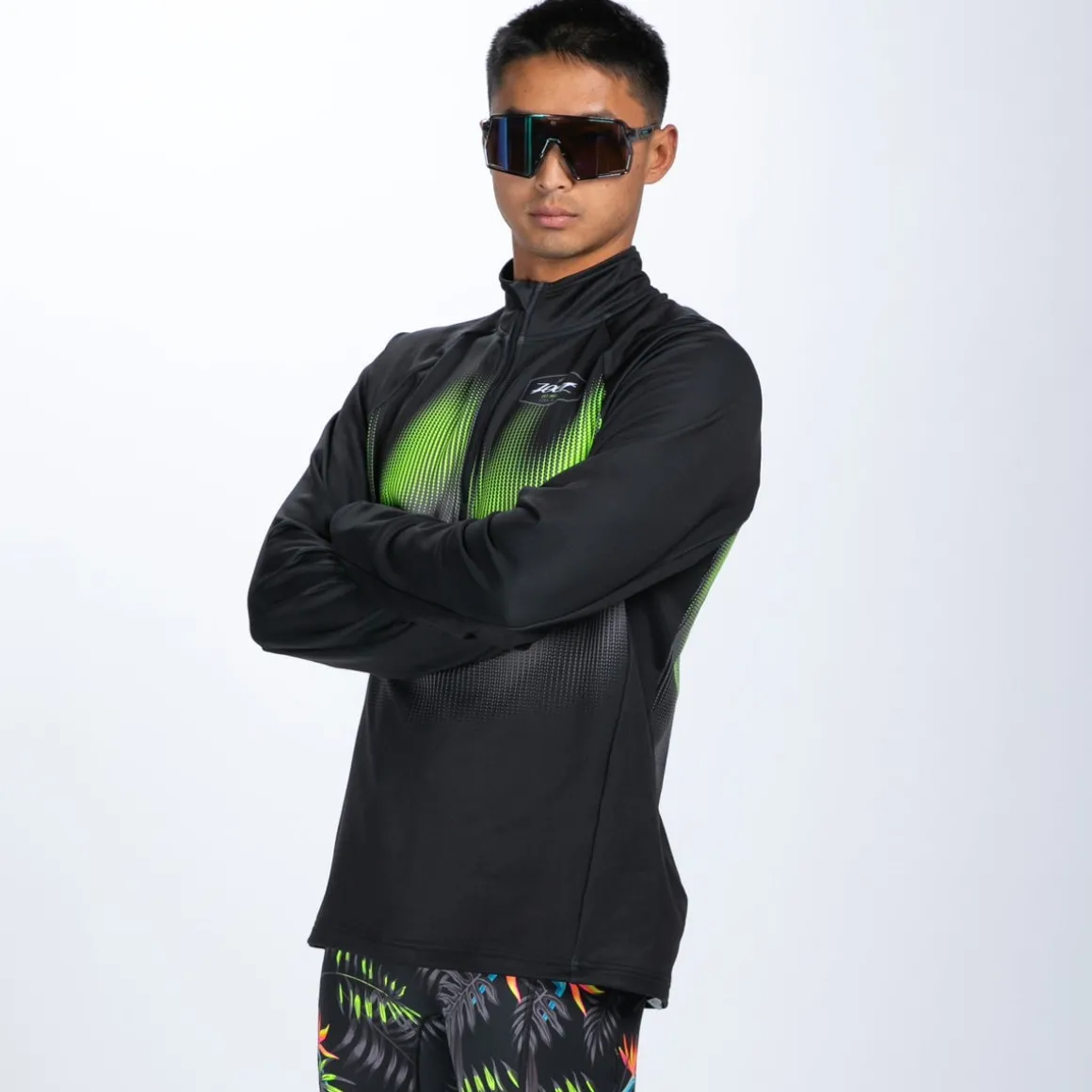 Men's Run Thermal 1/2 Zip - Tropical Magic