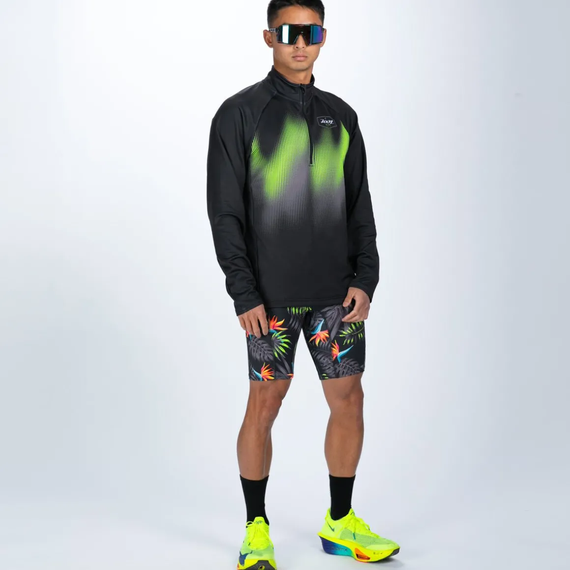 Men's Run Thermal 1/2 Zip - Tropical Magic