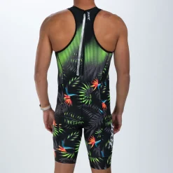 Men's Sprint Tri Hyperglide Backzip Racesuit - Tropical Magic